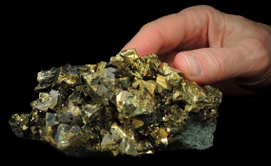 Chalcopyrite with Quartz from Ani Mine, Ani-machi, Kitaakita, Akita Prefecture, Tohoku, Honshu, Japan