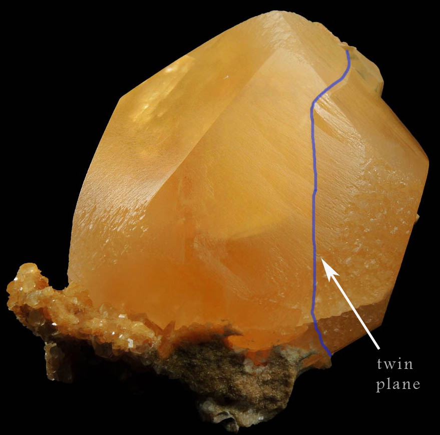 Calcite (contact-twinned crystals) from Roosevelt Avenue Quarry (York Stone Quarry), York, York County, Pennsylvania