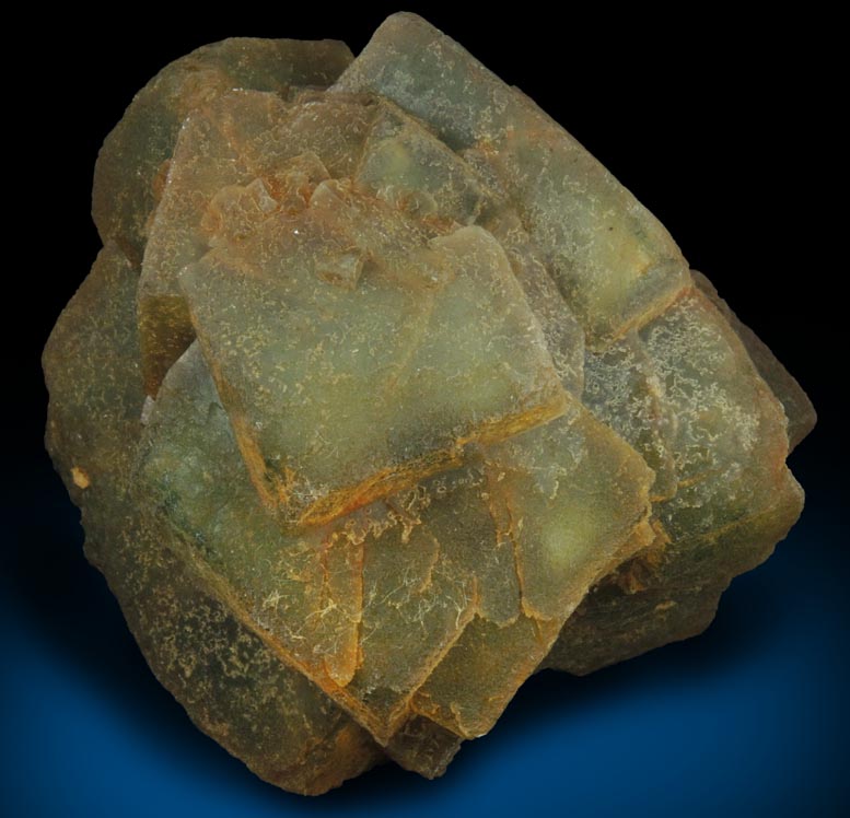 Fluorite (with internal zoning) from Middle Mountain, Carroll County, New Hampshire