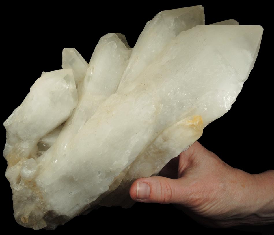 Quartz var. Milky Quartz from west flank of Long Hill, Haddam, Middlesex County, Connecticut