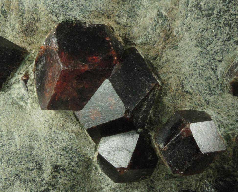 Almandine Garnet from tztal (Oetztal), Tyrol, Austria