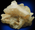 Calcite with Quartz coating from Hudson River Railroad tunnel, Anthony's Nose, east shore of Hudson River, Westchester County, New York