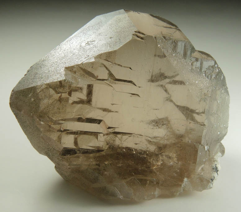 Quartz var. Smoky Quartz Gwindel from Col de Talefre, near Chamonix, Haute-Savoie, France