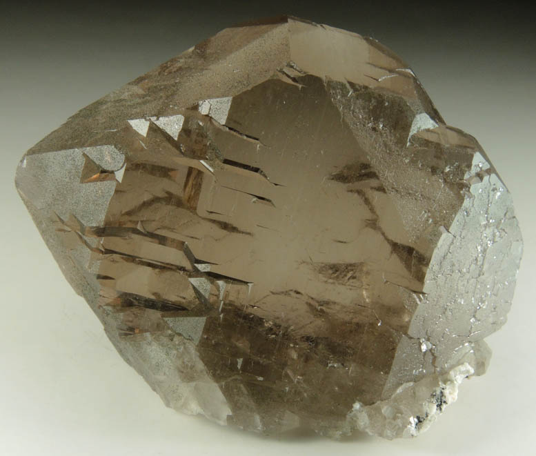 Quartz var. Smoky Quartz Gwindel from Col de Talefre, near Chamonix, Haute-Savoie, France