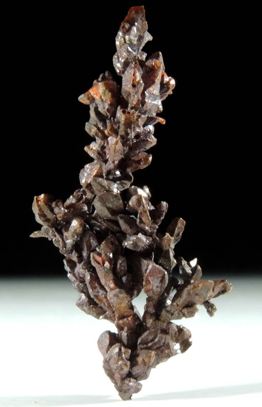 Copper (naturally crystallized native copper) from Itauz Mine, Karaganda Oblast', Kazakhstan