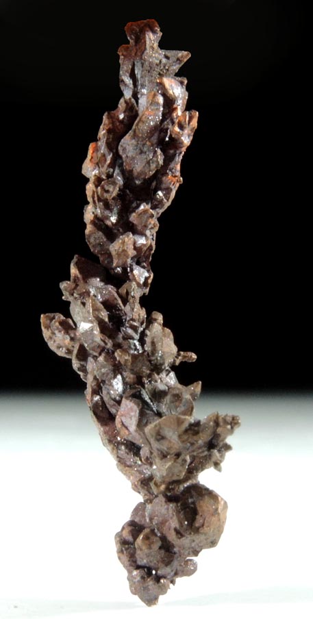 Copper (naturally crystallized native copper) from Itauz Mine, Karaganda Oblast', Kazakhstan