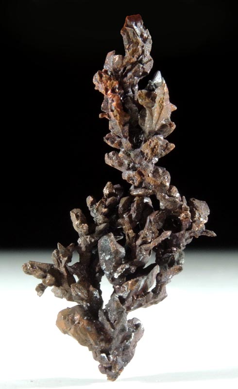 Copper (naturally crystallized native copper) from Itauz Mine, Karaganda Oblast', Kazakhstan