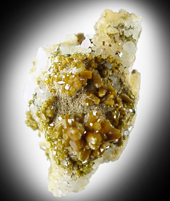 Mimetite var. Campylite from Carrock Fell, Cumberland, England