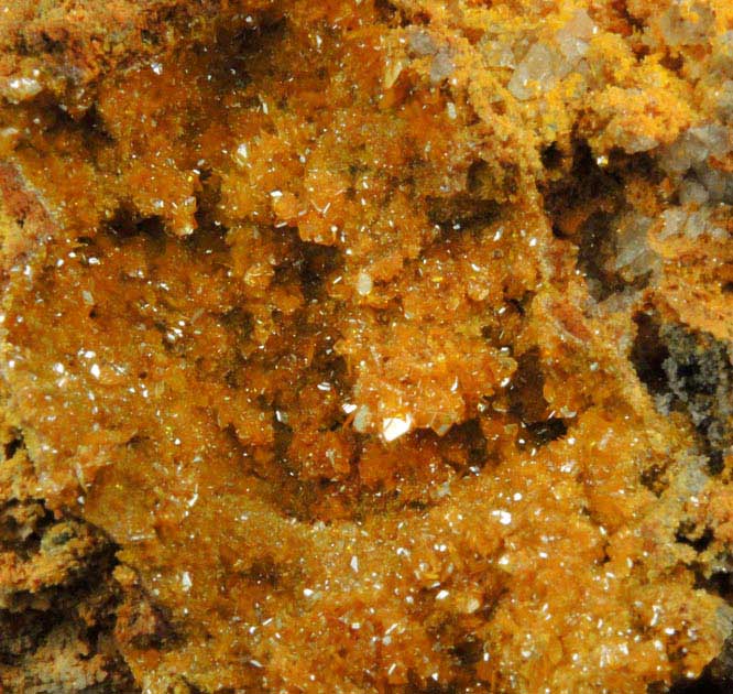 Wulfenite and Mimetite from Mammoth Mine, Tiger District, Pinal County, Arizona