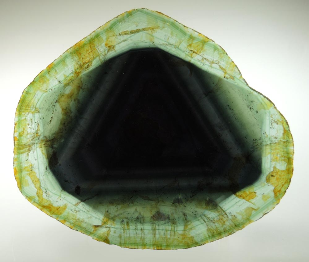 Liddicoatite Tourmaline Slice from Alakamisy Itenina, south of Antsirab, Fianarantsoa, Haute Matsiatra, Madagascar (Type Locality for Liddicoatite)