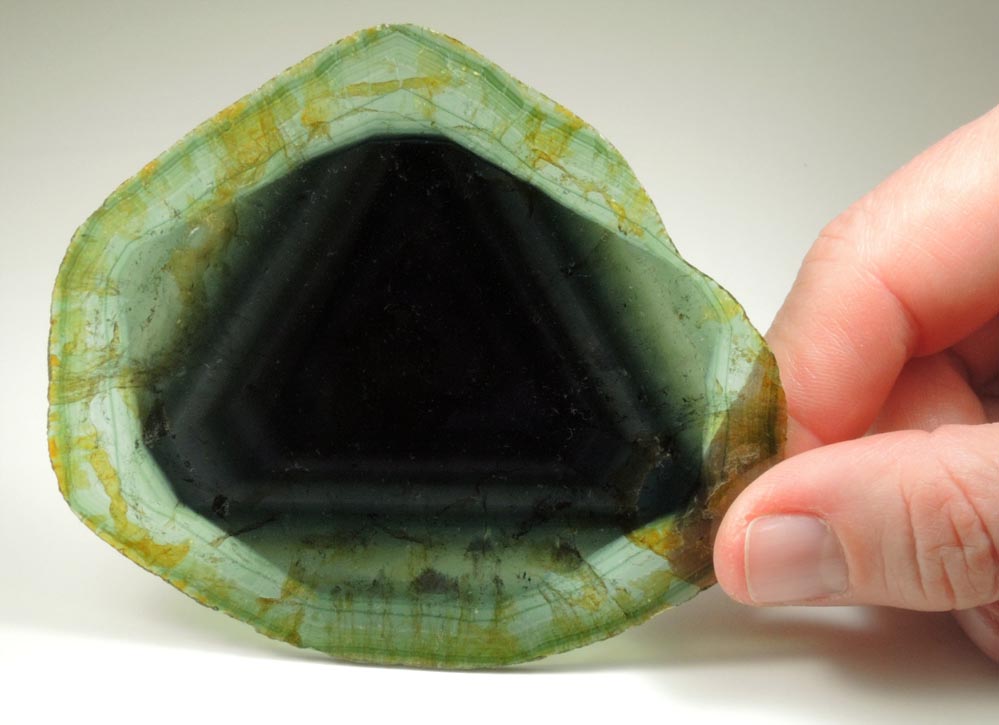 Liddicoatite Tourmaline Slice from Alakamisy Itenina, south of Antsirab, Fianarantsoa, Haute Matsiatra, Madagascar (Type Locality for Liddicoatite)