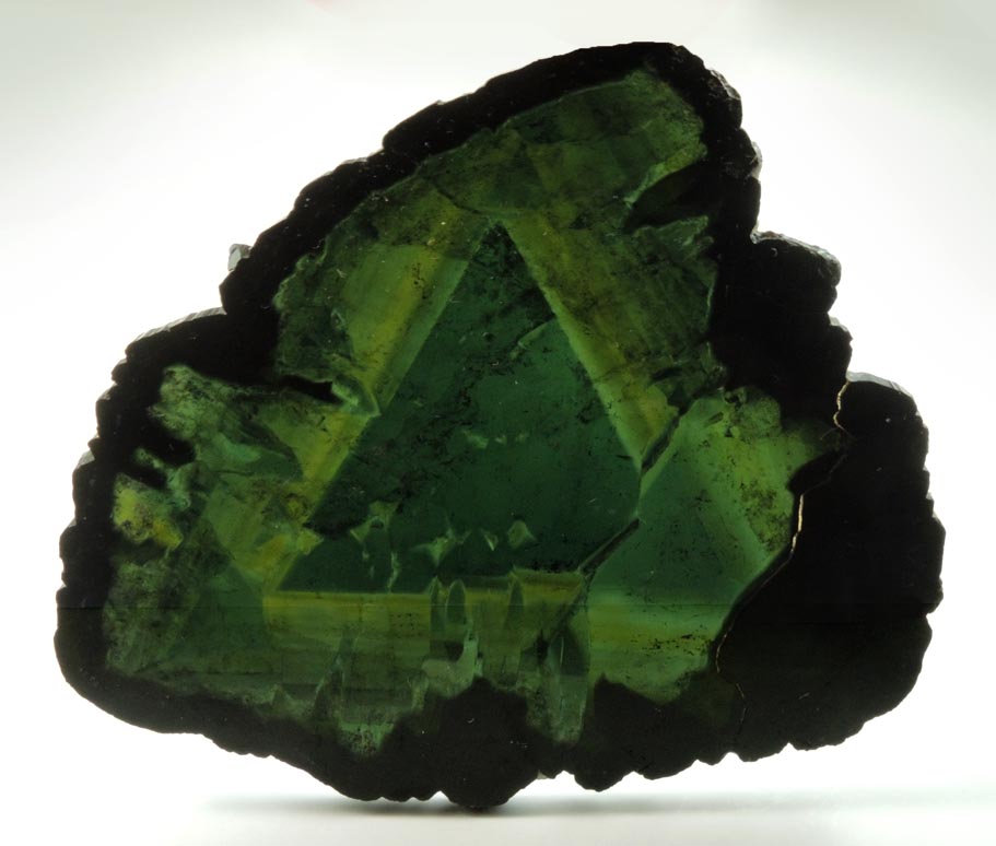 Liddicoatite Tourmaline Slice from Antsirab, Fianarantsoa, Haute Matsiatra, Madagascar (Type Locality for Liddicoatite)