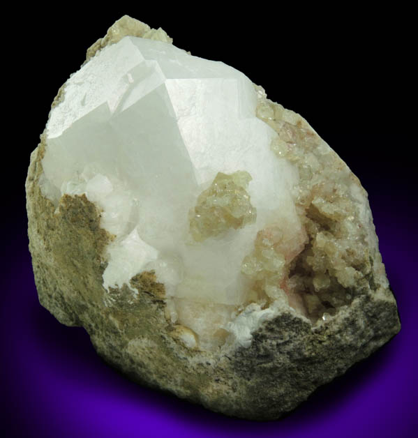 Analcime with Datolite from Upper New Street Quarry, Paterson, Passaic County, New Jersey