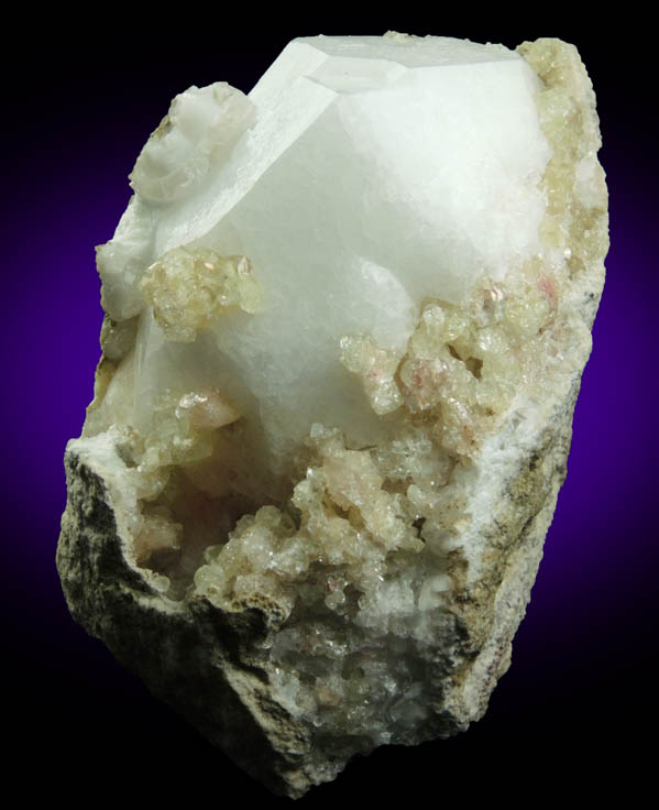 Analcime with Datolite from Upper New Street Quarry, Paterson, Passaic County, New Jersey