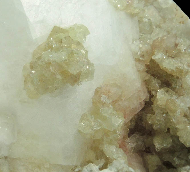 Analcime with Datolite from Upper New Street Quarry, Paterson, Passaic County, New Jersey