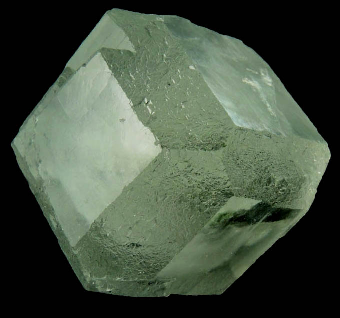 Fluorite (with phantom-growth zoning) with Calcite from Xianghuapu Mine, Xianghualing, 32 km north of Linwu, Hunan Province, China