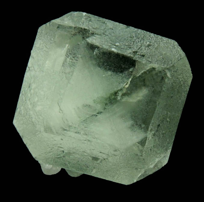 Fluorite (with phantom-growth zoning) with Calcite from Xianghuapu Mine, Xianghualing, 32 km north of Linwu, Hunan Province, China