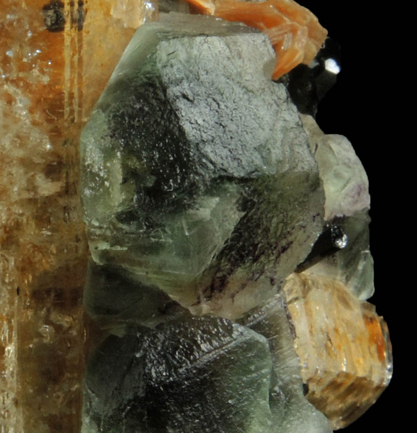 Beryl, Fluorite, Schorl Tourmaline, Muscovite from Erongo Mountains, 20 km north of Usakos, Damaraland, Namibia