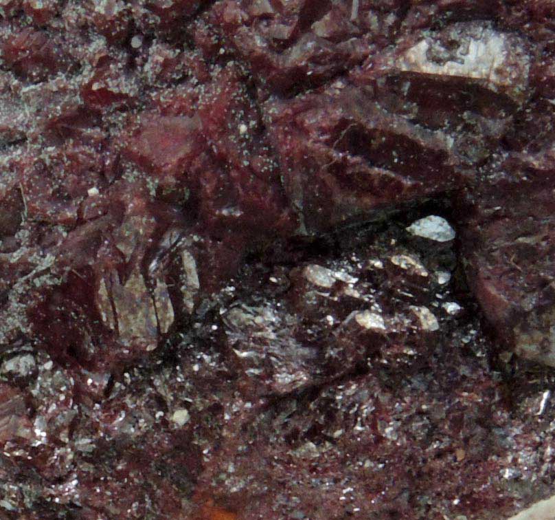 Cuprite with minor Malachite on Dickite from Milpillas Mine, Cuitaca, Sonora, Mexico
