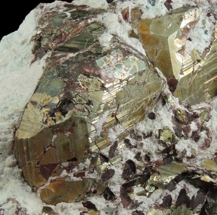 Pyrite in Dickite-Quartz from Milpillas Mine, Cuitaca, Sonora, Mexico