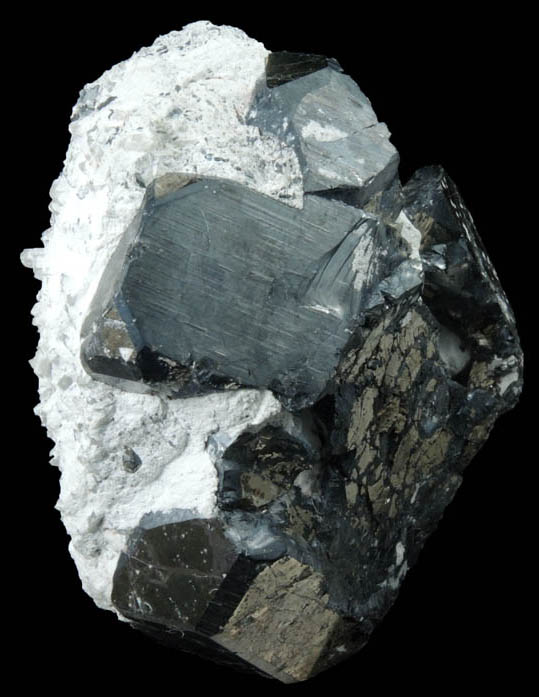 Pyrite with Chalcocite coating from Milpillas Mine, Cuitaca, Sonora, Mexico