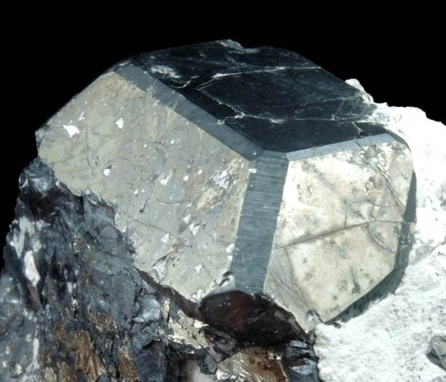 Pyrite with Chalcocite coating from Milpillas Mine, Cuitaca, Sonora, Mexico