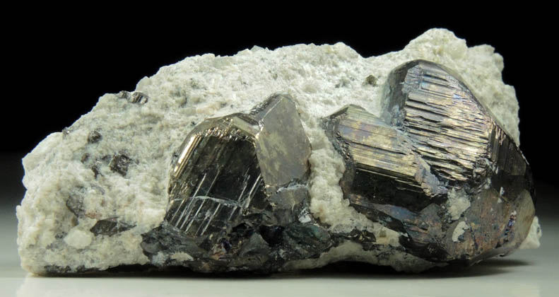 Pyrite with Chalcocite from Milpillas Mine, Cuitaca, Sonora, Mexico