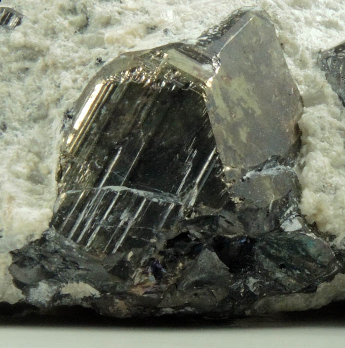 Pyrite with Chalcocite from Milpillas Mine, Cuitaca, Sonora, Mexico