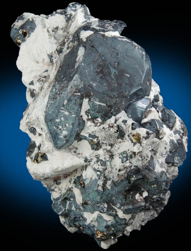 Pyrite with Chalcocite coating from Milpillas Mine, Cuitaca, Sonora, Mexico