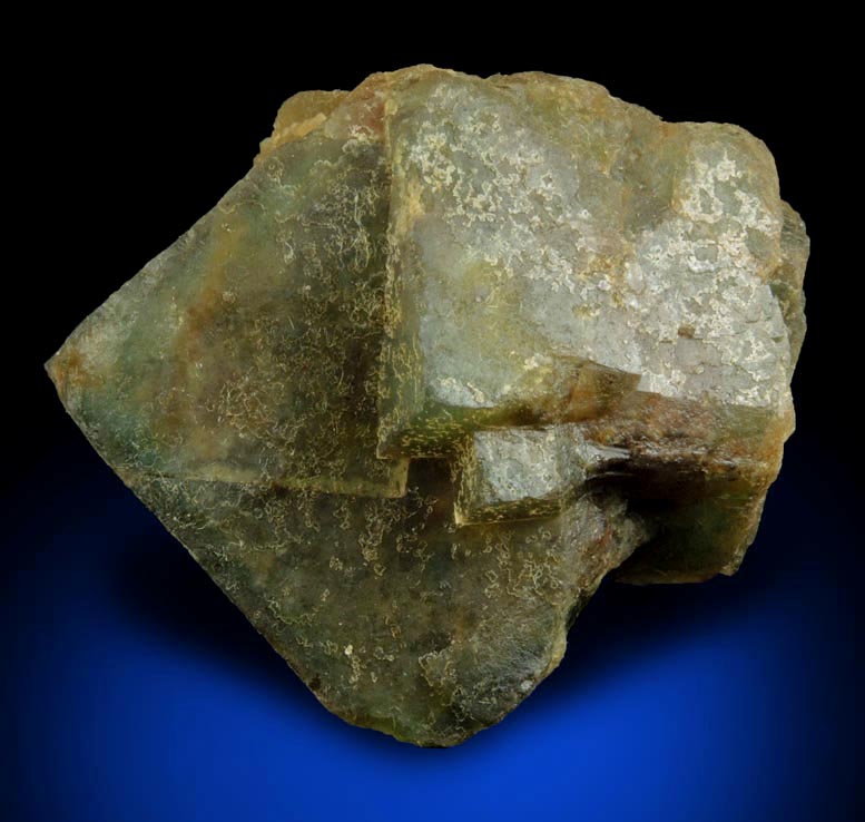 Fluorite (zoned crystals) from Middle Mountain, Carroll County, New Hampshire
