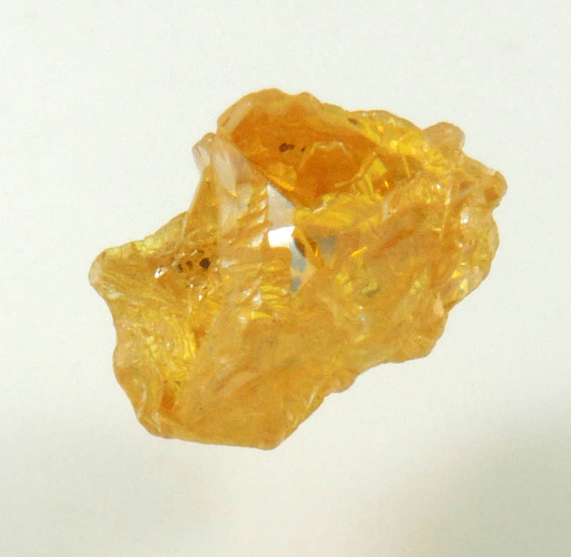 Diamond (1.39 carat rough interconnected fancy brownish-yellow cavernous uncut rough diamonds) from Mbuji-Mayi, 300 km east of Tshikapa, Democratic Republic of the Congo