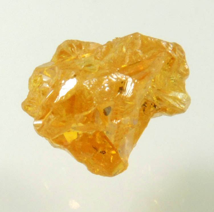 Diamond (1.39 carat rough interconnected fancy brownish-yellow cavernous uncut rough diamonds) from Mbuji-Mayi, 300 km east of Tshikapa, Democratic Republic of the Congo