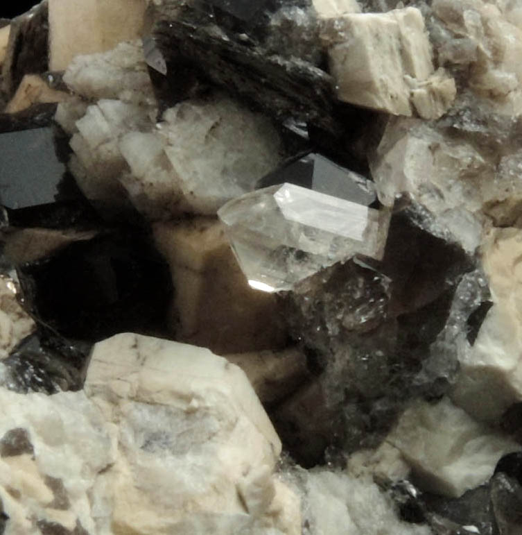 Topaz, Smoky Quartz, Microcline, Albite from Diamond Rocks, Hare's Gap, Mournes, County Down, Ireland