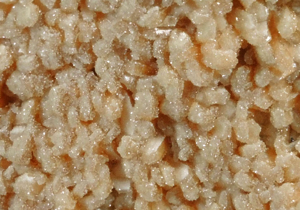 Stilbite with Calcite and Pyrite from Moore's Station Quarry, 44 km northeast of Philadelphia, Mercer County, New Jersey