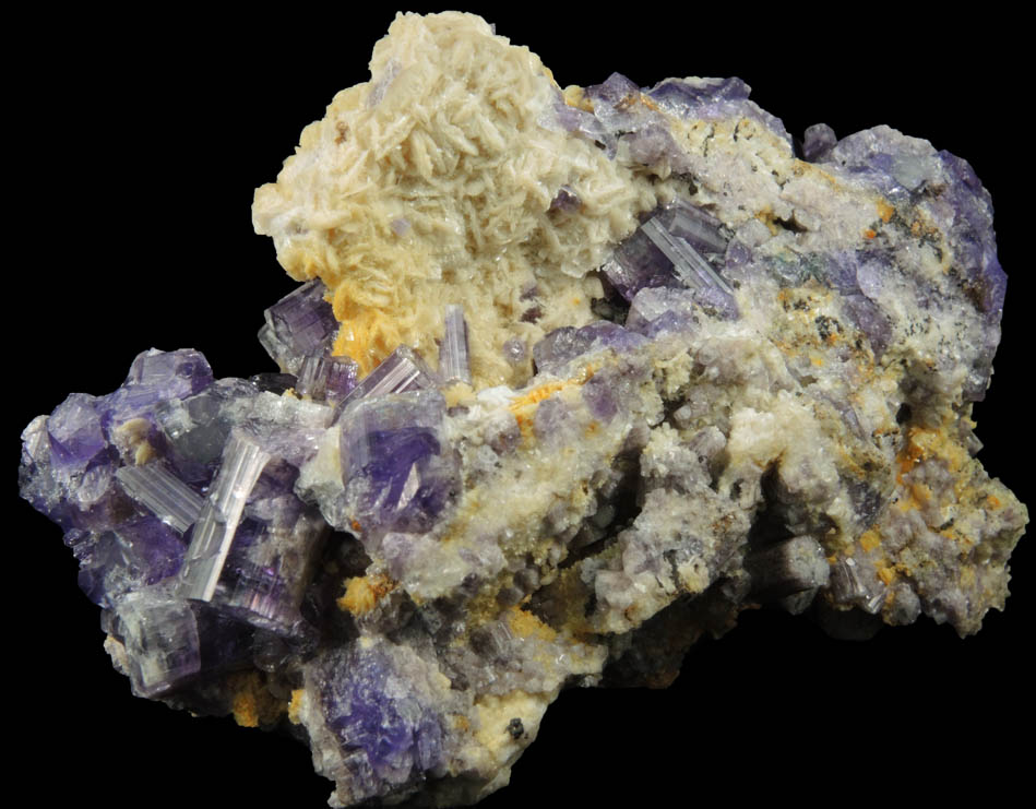 Fluorapatite with Bertrandite from Lavra da Golconda, near Governador Valadares, Minas Gerais, Brazil