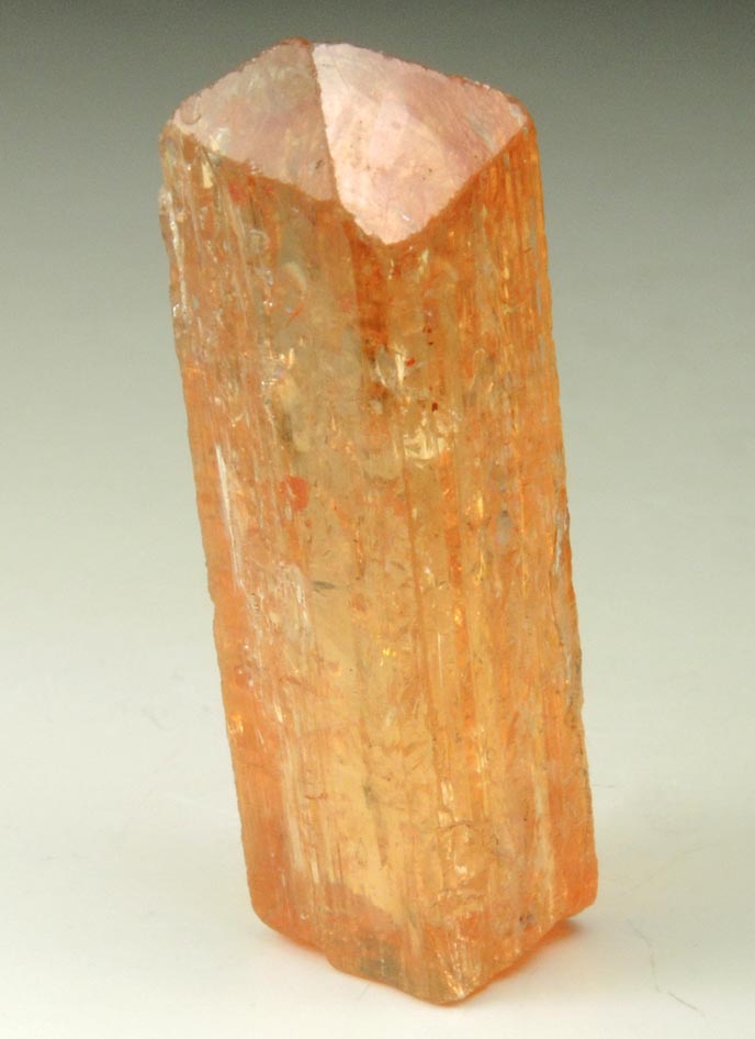 Topaz var. Imperial Topaz from Ouro Preto, Minas Gerais, Brazil