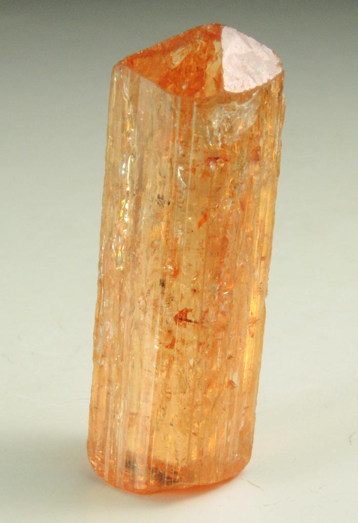 Topaz var. Imperial Topaz from Ouro Preto, Minas Gerais, Brazil