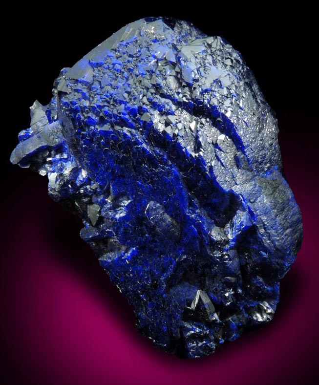 Azurite with minor Malachite from Milpillas Mine, Cuitaca, Sonora, Mexico