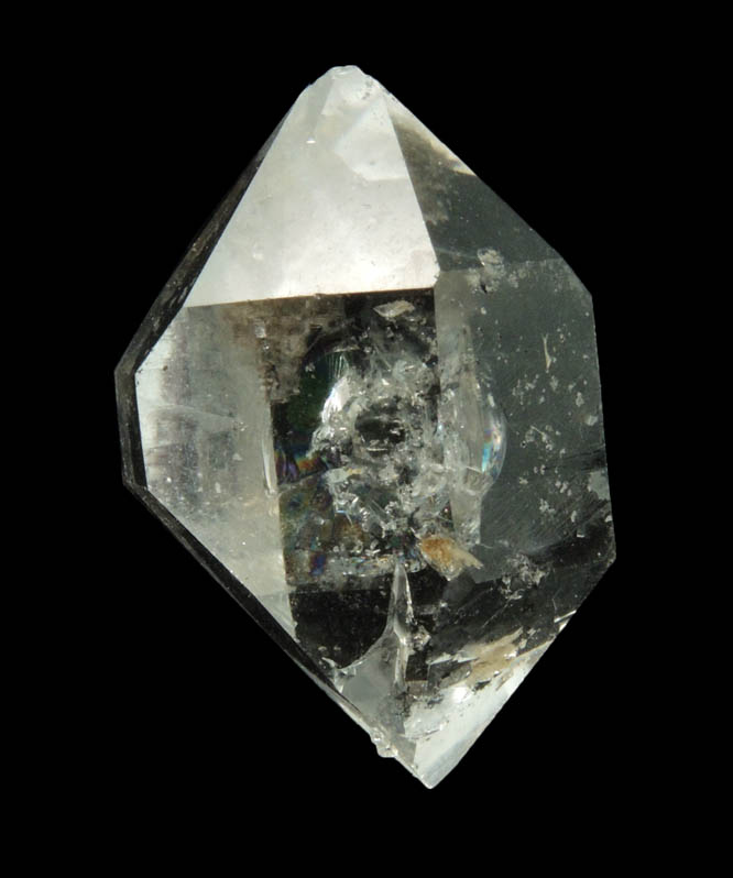 Quartz var. Herkimer Diamond from Hickory Hill Diamond Diggings, Fonda, Montgomery County, New York