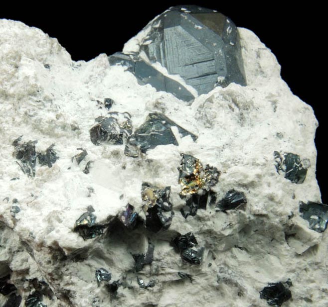 Chalcocite coated Pyrite from Milpillas Mine, Cuitaca, Sonora, Mexico