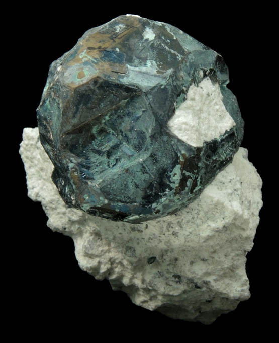 Pyrite with Chalcocite coating from Milpillas Mine, Cuitaca, Sonora, Mexico