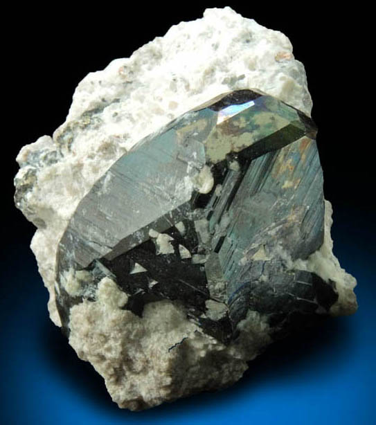 Pyrite with Chalcocite coating from Milpillas Mine, Cuitaca, Sonora, Mexico