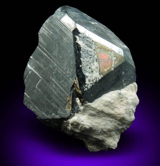 Pyrite with Chalcocite coating from Milpillas Mine, Cuitaca, Sonora, Mexico