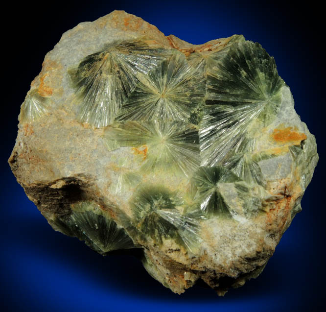 Wavellite from Mauldin Mountain, Montgomery County, Arkansas