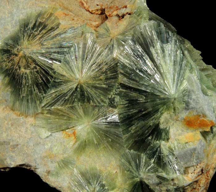 Wavellite from Mauldin Mountain, Montgomery County, Arkansas