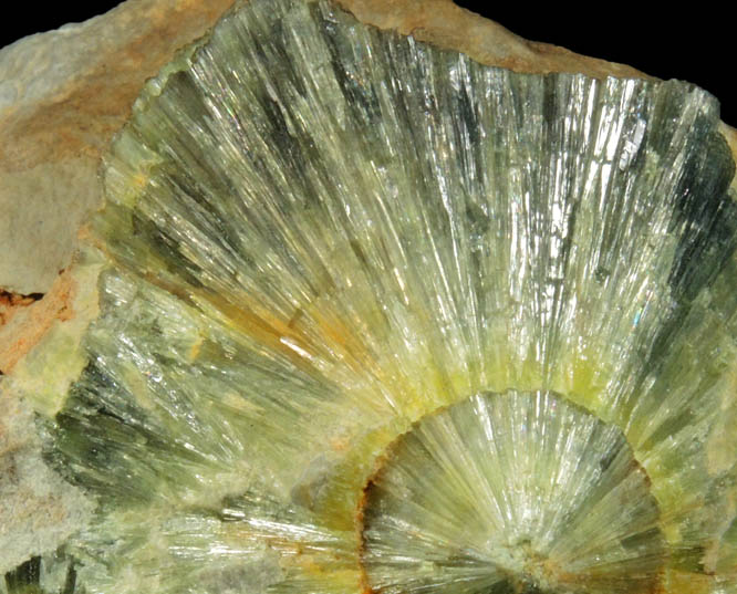 Wavellite from Mauldin Mountain, Montgomery County, Arkansas