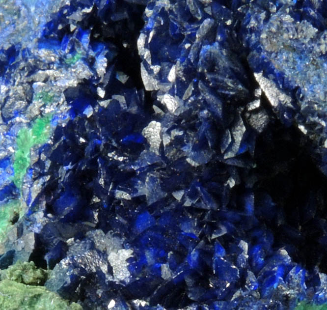 Azurite on Malachite from Liufengshan, Guichi, Chizhou Prefecture, Anhui, China