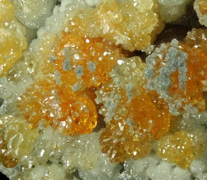 Zincite - secondary mineralization from Olawa, Silesia, Poland