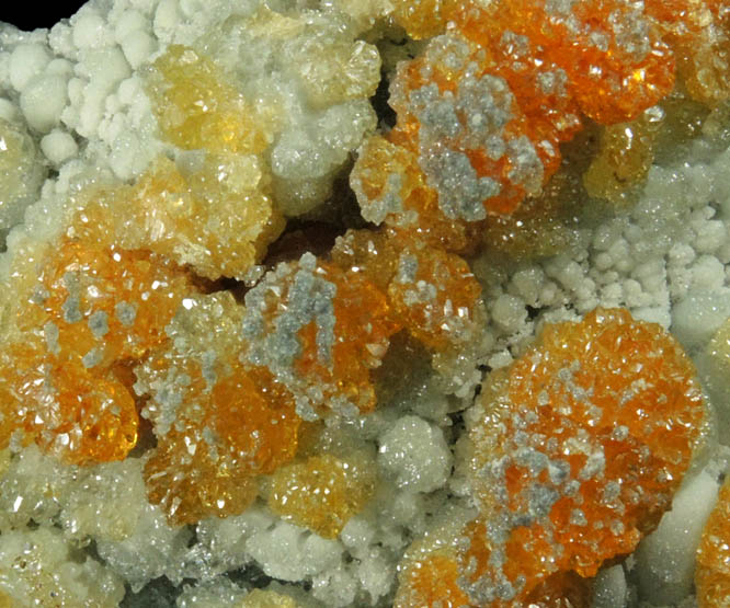 Zincite - secondary mineralization from Olawa, Silesia, Poland