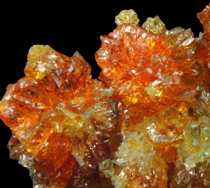 Zincite - secondary mineralization from Olawa, Silesia, Poland